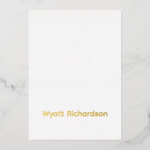 Create Your Own 5" x 7" Gold Foil