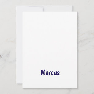 Create Your Own 5" x 7" Invitation