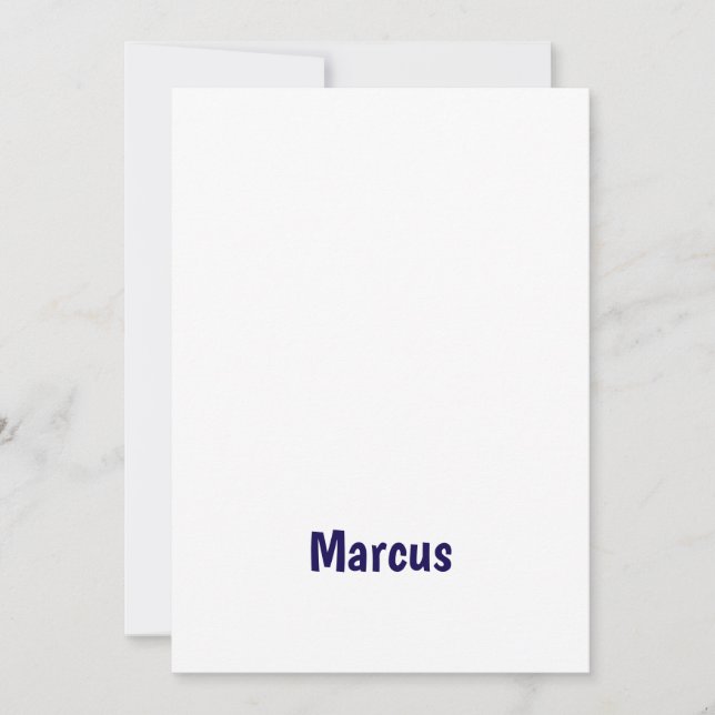 Create Your Own 5" x 7" Invitation (Front)
