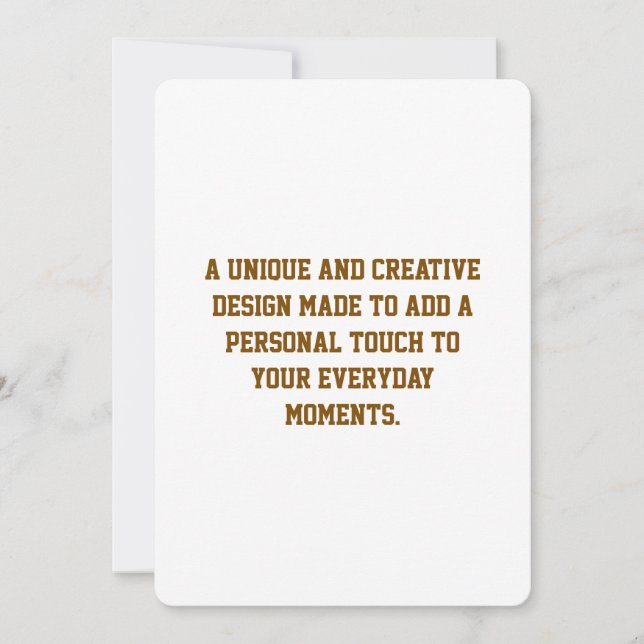 Create Your Own 5" x 7" Rounded Invitation (Front)