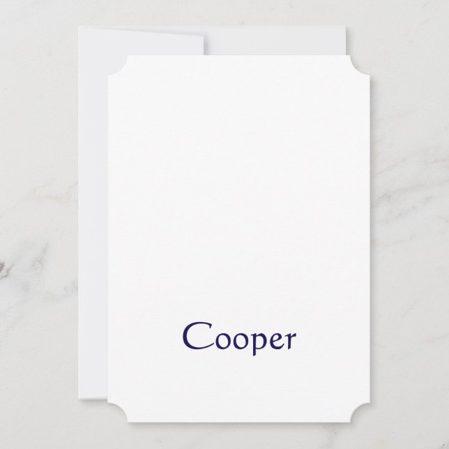 Create Your Own 5" x 7" Ticket Invitation (Front)