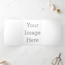 Create Your Own 5" x 7" Trifold Holiday Card