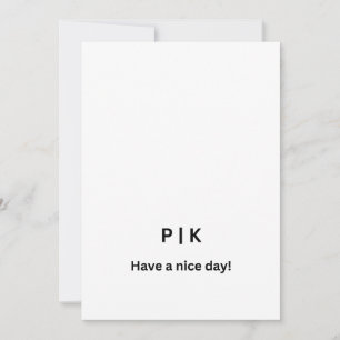 Create Your Own 5" x 7" Wedding Invitation