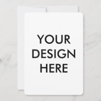 create your own 5x7 invitationfront back