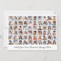 Create Your Own 60 Photo Collage Add Your Greeting