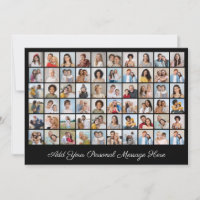 Create Your Own 60 Photo Collage Add Your Greeting