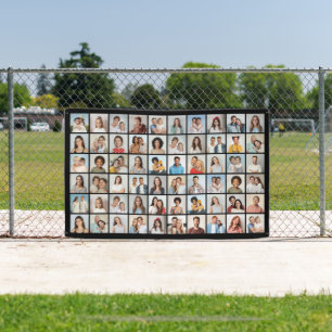 Create Your Own 60 Photo Collage Banner