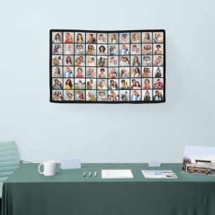 Create Your Own 60 Photo Collage Banner