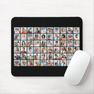 Create Your Own 60 Photo Collage Mouse Mat