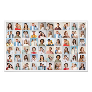 Create Your Own 60 Photo Collage Photo Enlargement