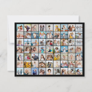 Create Your Own 63 Photo Collage Card