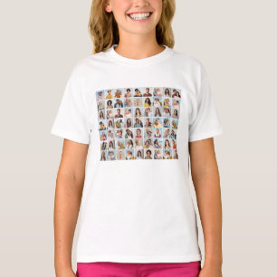 Create Your Own 63 Photo Collage Kid's T-Shirt