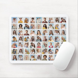 Create Your Own 63 Photo Collage Mouse Mat