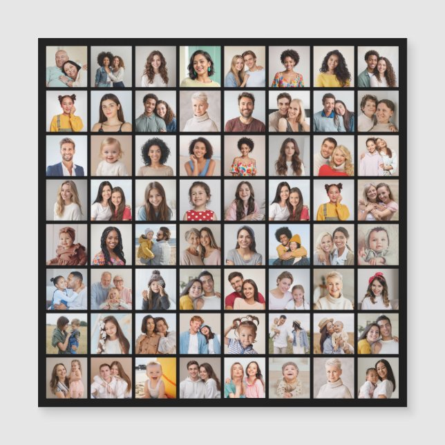Create Your Own 64 Photo Collage (Front)