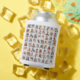 Create Your Own 64 Photo Collage Can Cooler