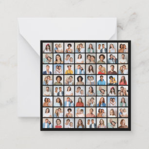 Create Your Own 64 Photo Collage Card