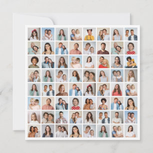 Create Your Own 64 Photo Collage Card