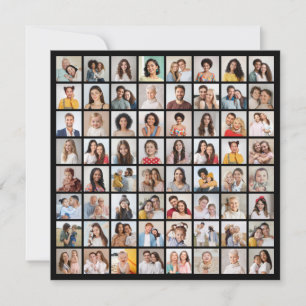 Create Your Own 64 Photo Collage Card