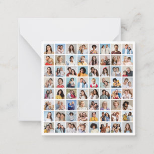 Create Your Own 64 Photo Collage Card