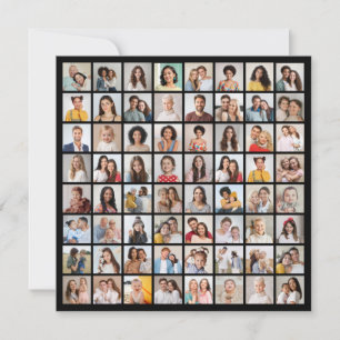 Create Your Own 64 Photo Collage Card