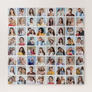 Create Your Own 64 Photo Collage Jigsaw Puzzle