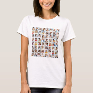 Create Your Own 64 Photo Collage T-Shirt