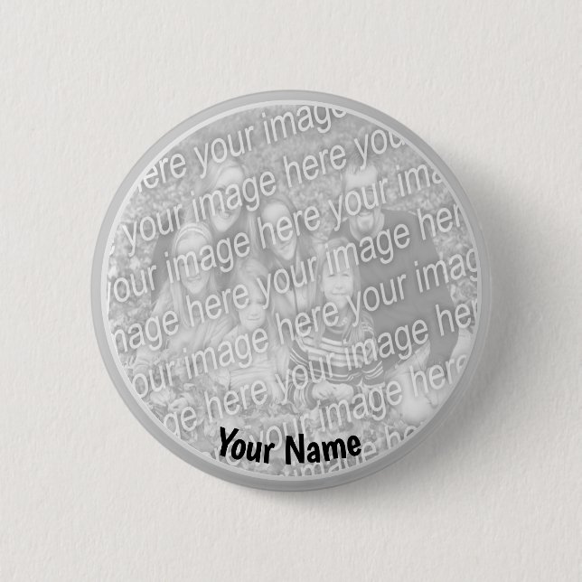 Create Your Own   6 Cm Round Badge (Front)