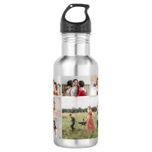 Create Your Own 6 Photo Collage 532 Ml Water Bottle