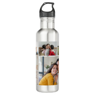 Create Your Own 6 Photo Collage 710 Ml Water Bottle