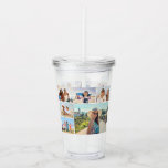 Create Your Own 6 Photo Collage Acrylic Tumbler<br><div class="desc">Create your own 6 Photo Collage for Christmas, Birthdays, Weddings, Anniversaries, Graduations, Father's Day, Mother's Day or any other Special Occasion, with our easy-to-use design tool. Add your favourite photos of friends, family, vacations, hobbies and pets and you'll have a stunning, one-of-a-kind photo collage. Our custom photo collage is perfect...</div>
