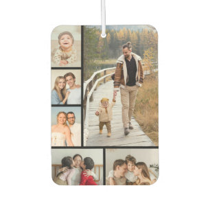 Create Your Own 6 Photo Collage Air Freshener