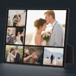 Create Your Own 6 Photo Collage Black Plaque<br><div class="desc">Capture and display your cherished moments with our Photo Collage Plaque. Whether it's a wedding, graduation, family photo, or a tribute to your bestie, this plaque is the perfect way to showcase your favourite memories. With its elegant design and customizability, it serves as a timeless and heartfelt gift for any...</div>