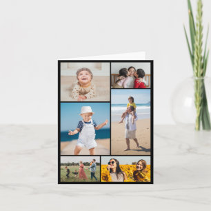 Create Your Own 6 Photo Collage Card
