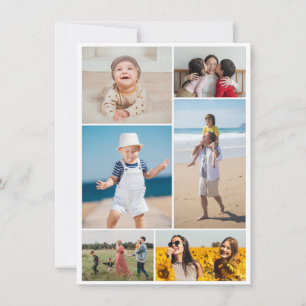 Create Your Own 6 Photo Collage Card