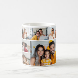 Create Your Own 6 Photo Collage Coffee Mug