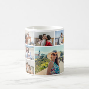 Create Your Own 6 Photo Collage Coffee Mug
