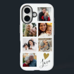 Create Your Own  6 Photo Collage Family Love  iPhone 16 Case<br><div class="desc">Create your own photo collage iphone case personalised with 6 of your favourite pictures.</div>