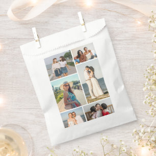 Create Your Own 6 Photo Collage Favour Bags