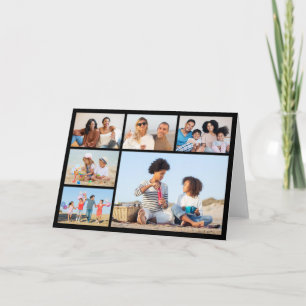 Create Your Own 6 Photo Collage Greeting Card