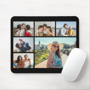 Create Your Own 6 Photo Collage  Mouse Mat