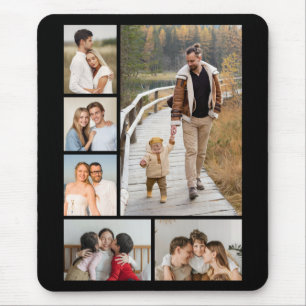 Create Your Own 6 Photo Collage Mouse Mat