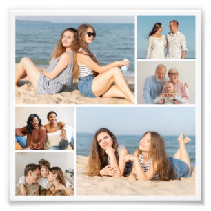 Create Your Own 6 Photo Collage Photo Enlargement