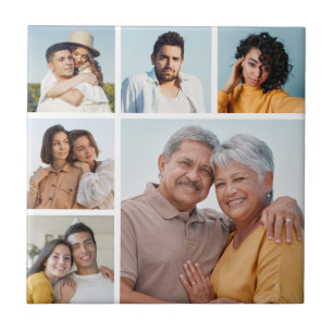 Create Your Own 6 Photo Collage Tile