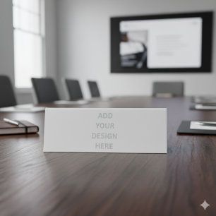 Create Your Own 6" X 2" Table Tent Sign