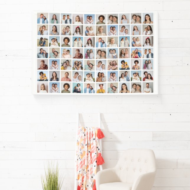 Create Your Own 70 Photo Collage Banner (Insitu)