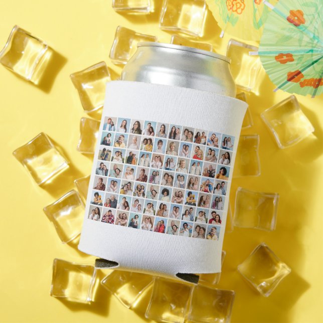 Create Your Own 70 Photo Collage Can Cooler (In Situ Summer)