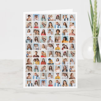 Create Your Own 70 Photo Collage Card