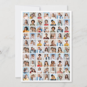 Create Your Own 70 Photo Collage Card