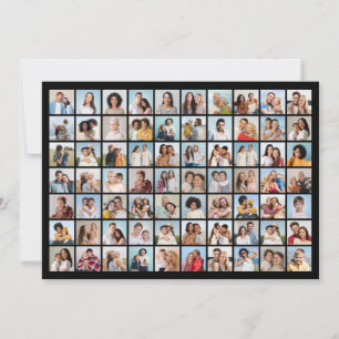 Create Your Own 70 Photo Collage Card