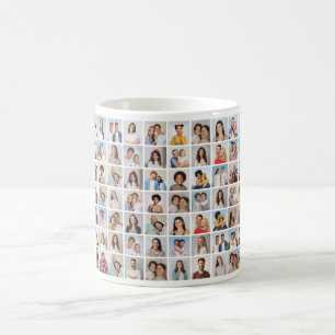 Create Your Own 70 Photo Collage Coffee Mug